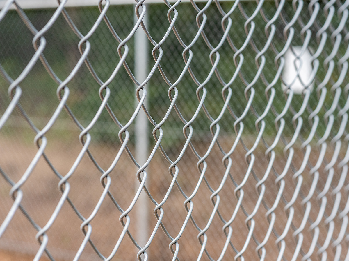 Galvanized Chain Link Fencing - In-Line Fence