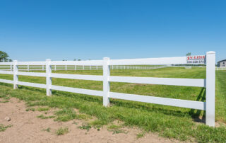 Wood Ranch Rail Fence vs. Vinyl Ranch Rail Fence - In-Line Fence - FI